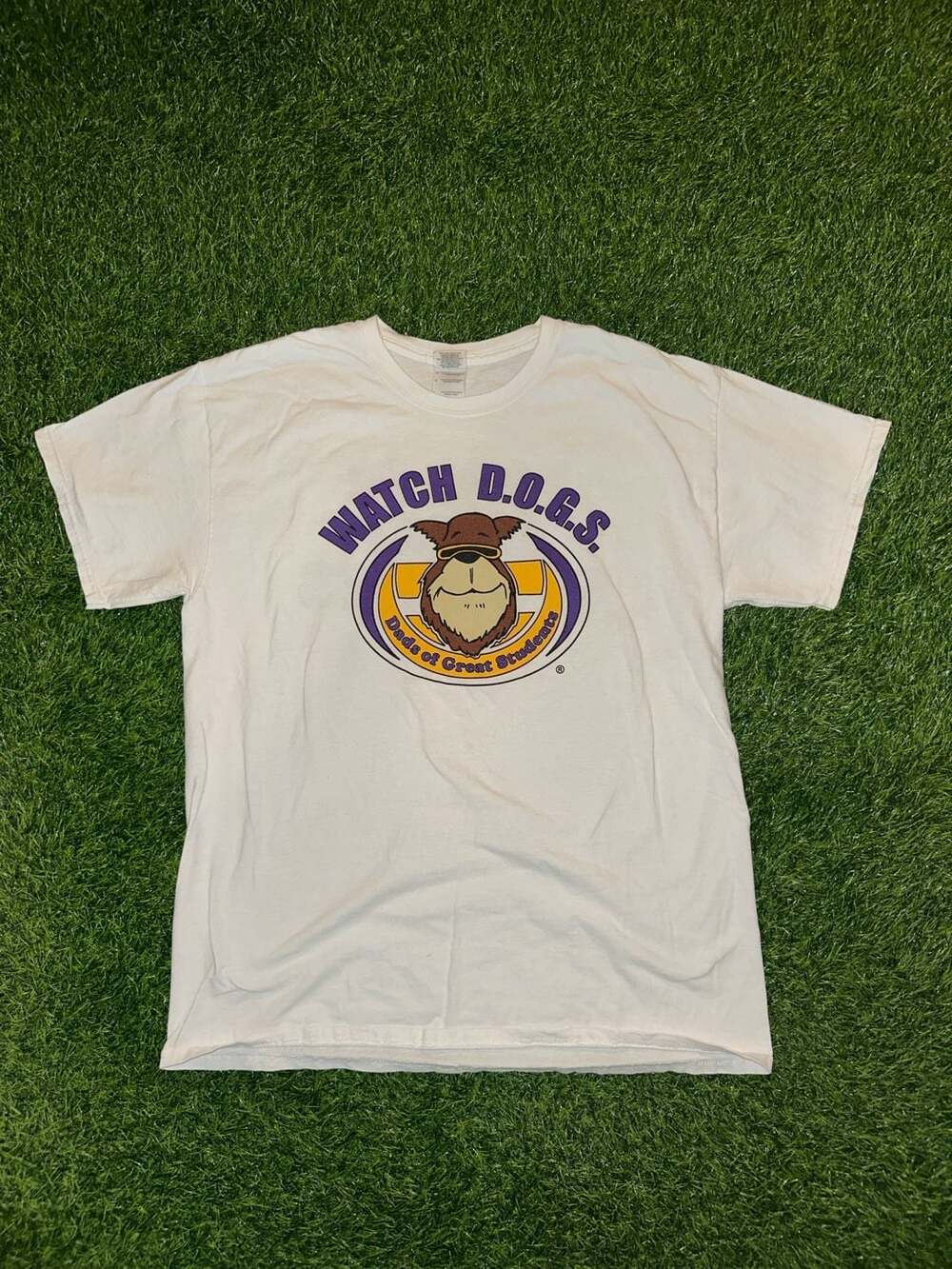 Gildan Watch D.O.G.S. Dads of Great Students T-Shirt Size L